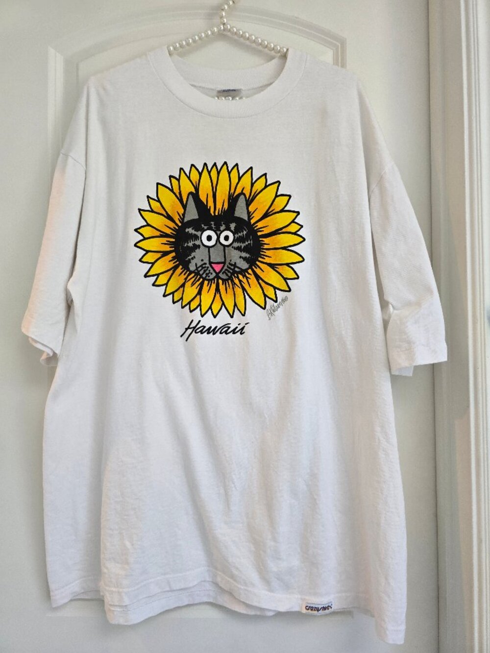 Vintage Crazy Shirts Hawaii Graphic B. Kiban's Cat Size X-Large